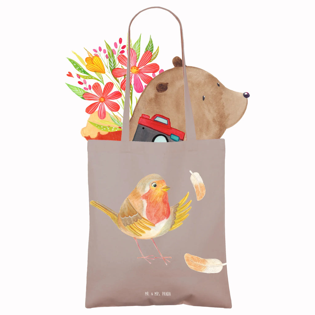 Tote bag robin feathers