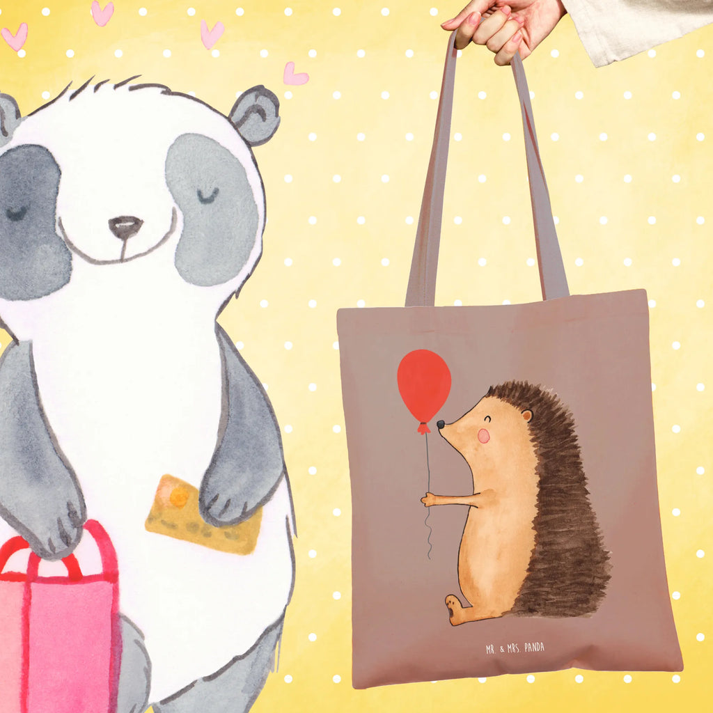 Tragetasche Igel Luftballon Jutetasche, Einkaufstasche, Stoffbeutel, Schultertasche, Laptoptasche, Beuteltasche, Tasche, Umhängetasche, Badetasche, Shopper, Stofftasche, Jutebeutel, Einkaufstüte, Tragetasche, Strandtasche, Beutel, Tiermotive, Gute Laune, lustige Sprüche, Tiere, Geburtstagskind, Geburtstag, Happy Birthday, Herzlichen Glückwunsch, Ballon, Glückwunsch, Igel