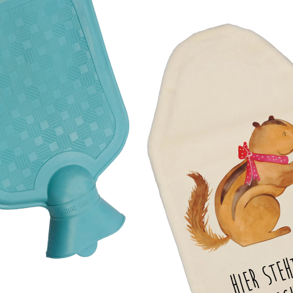 Personalised hot water bottle Squirrel smoothies small animals, cute, funny, cute animal motives, hand drawn, small world, funny sayings, good mood, happy, gifts, gift ideas, special gifts, animal lover, card, weight loss, Green smoothies, diet, squirrels, chipmunks