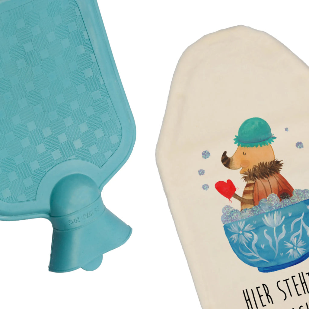 Personalised hot water bottle Moth foam bath small animals, cute, funny, cute animal motives, hand drawn, small world, funny sayings, good mood, happy, gifts, gift ideas, special gifts, animal lover, card, WC, bath, bathroom decoration, bathroom, goals, Moth, dreamy, cup, dreaming, time management, bubble bath, bathing