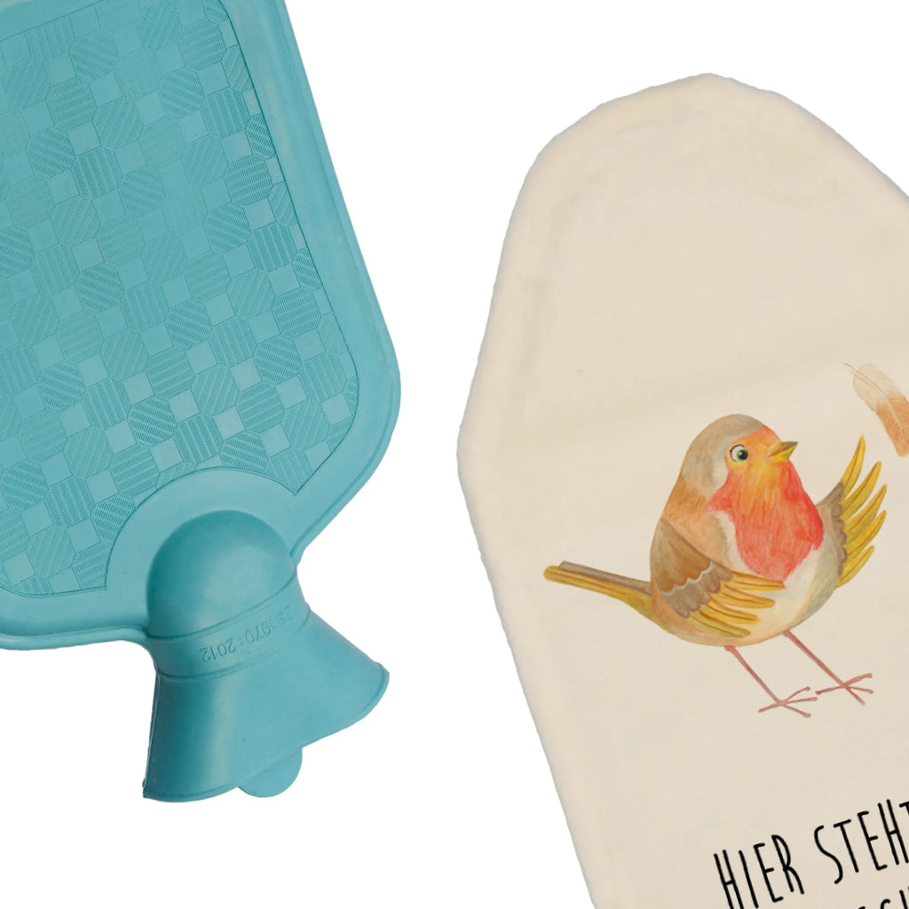 Personalisierte Wärmflasche Rotkehlchen mit Federn Personalisierte Wärmflasche mit Bezug, Personalisierter Wärmflaschenbezug, Kinder Wärmflasche mit Namen, Personalisierte Wärmflasche, Personalisierte Kinderwärmflasche, Personalisierte Kinder Wärmflasche, Wärmekissen mit Namen, Wärmflasche mit Namen, Personalisiertes Wärmekissen, Personalisiertes Körnerkissen, Kinderwärmflasche mit Namen, Körnerkissen mit Namen, Wärmflaschenbezug mit Namen, Tiermotive, Gute Laune, lustige Sprüche, Tiere, fliegen, Spruch Mut, Spruch Motivation, What if i fall, Rotkehlchen, Vogel, Motivation Sprüche, Motivationsbilder