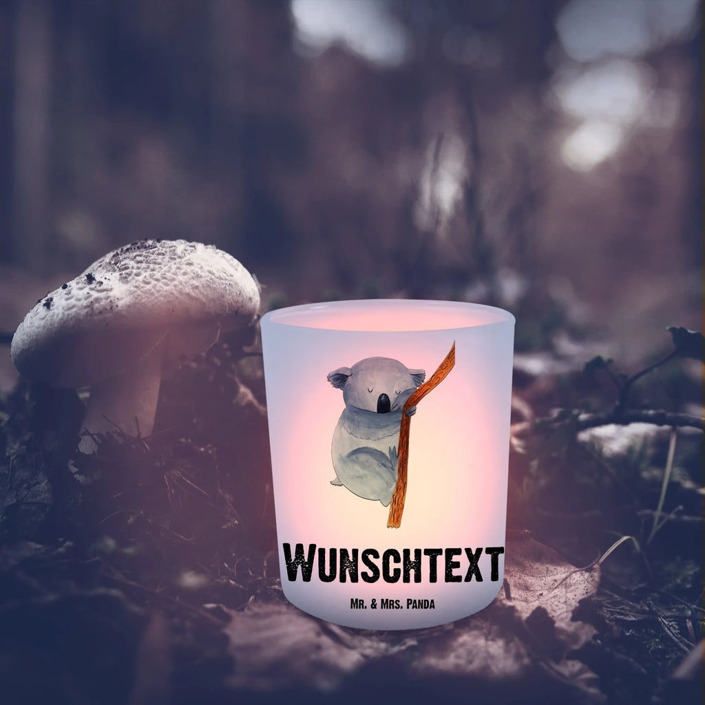 Personalised lantern koala small animals, cute, funny, cute animal motives, hand drawn, small world, funny sayings, good mood, happy, gifts, gift ideas, special gifts, animal lover, card, bedroom, dreamland, dream, bear, koala bear, Koala, sleeping