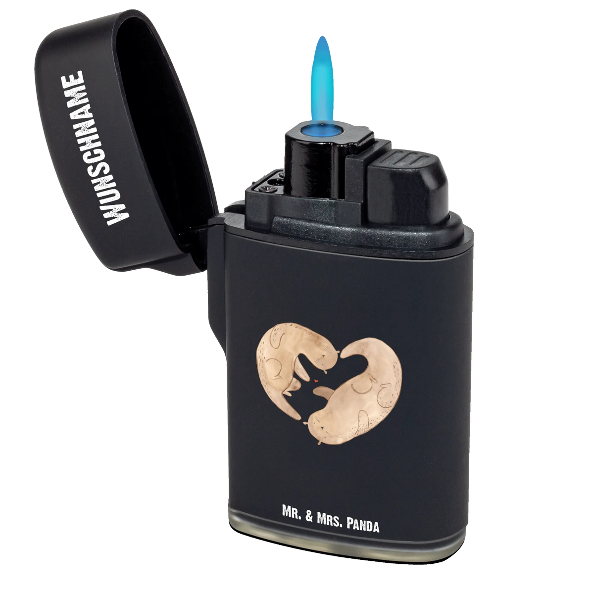 Personalisiertes Feuerzeug Otter Herz Personalisiertes Feuerzeug, Gasfeuerzeug personalisiert, Individuelles Feuerzeug, Personalisierbares Feuerzeug, Feuerzeug mit Name, Feuerzeug Personalisiert, Otter, Fischotter, Seeotter, Liebesbeweis, Gemeinsames Leben, Liebesgeschenk, Jahrestag, Herz, Liebe, Love You, Bessere Hälfte, Hochzeitstag, Verlobung