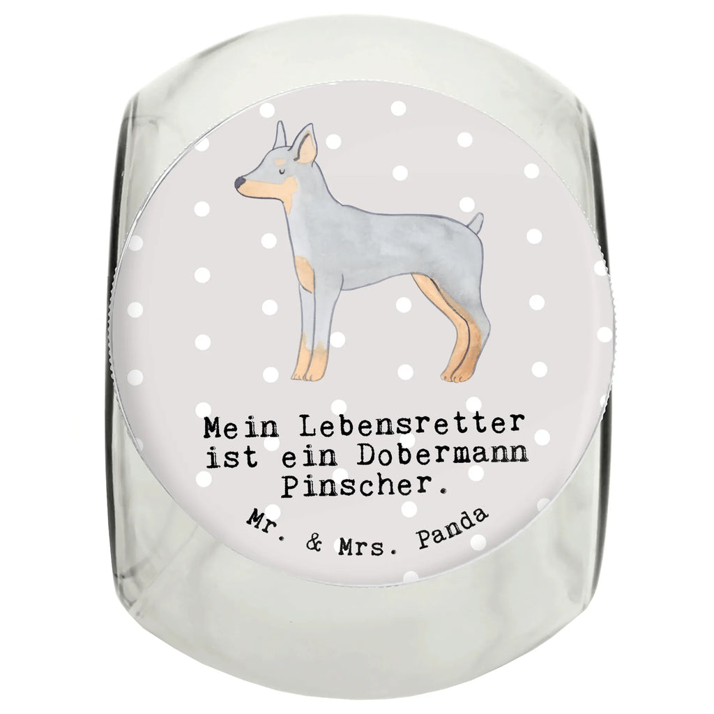 Leckerli Glas Dobermann Pinscher Lebensretter Hundeleckerlies Behälter, Leckerli Glas Hund, Leckerli Glas Katze, Leckerli Glas, Leckerli Dose, Welpe, Hunderasse, Hundebesitzer, Schenken, Geschenk, Rassehund, Tierfreund, Hund, Dobermann Pinscher