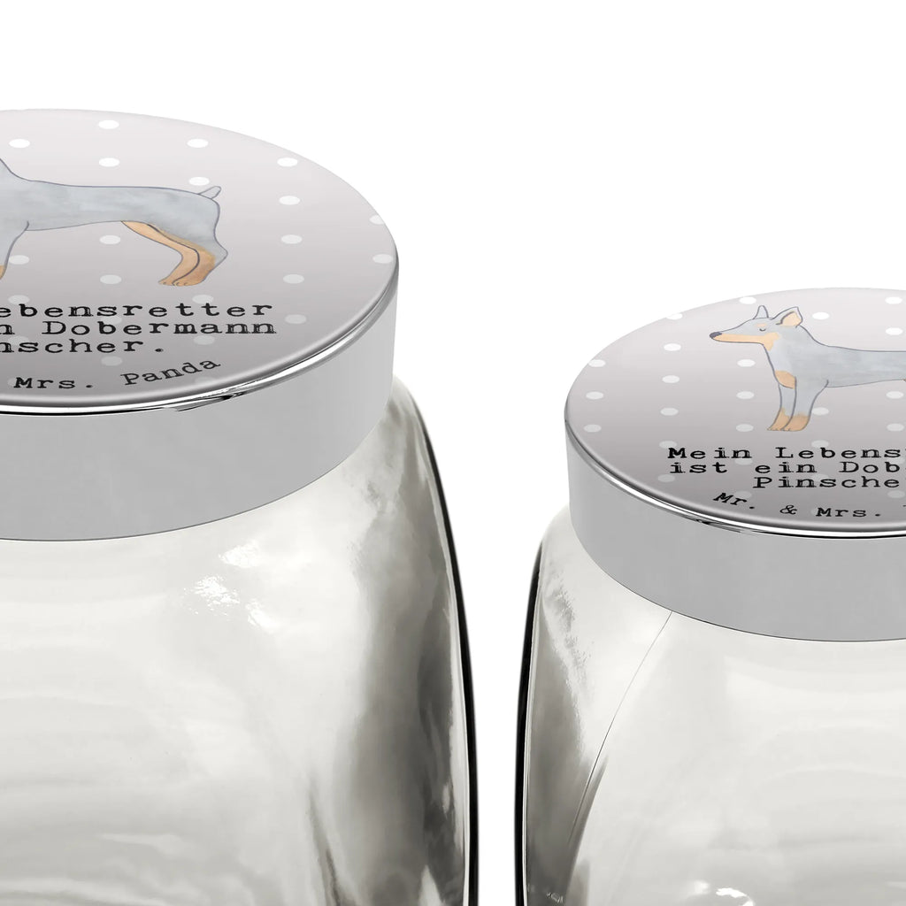 Leckerli Glas Dobermann Pinscher Lebensretter Hundeleckerlies Behälter, Leckerli Glas Hund, Leckerli Glas Katze, Leckerli Glas, Leckerli Dose, Welpe, Hunderasse, Hundebesitzer, Schenken, Geschenk, Rassehund, Tierfreund, Hund, Dobermann Pinscher
