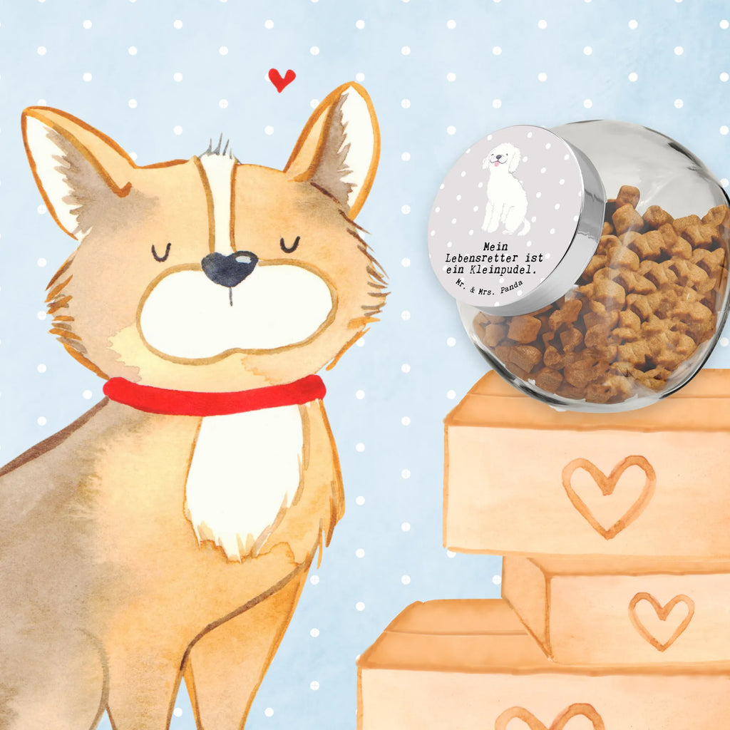 Leckerli Glas Kleinpudel Lebensretter Leckerli Glas Hund, Leckerli Dose, Leckerli Glas, Hundeleckerlies Behälter, Leckerli Glas Katze, Welpe, Hunderasse, Hundebesitzer, Schenken, Geschenk, Rassehund, Tierfreund, Hund, Pudel, Kleinpudel