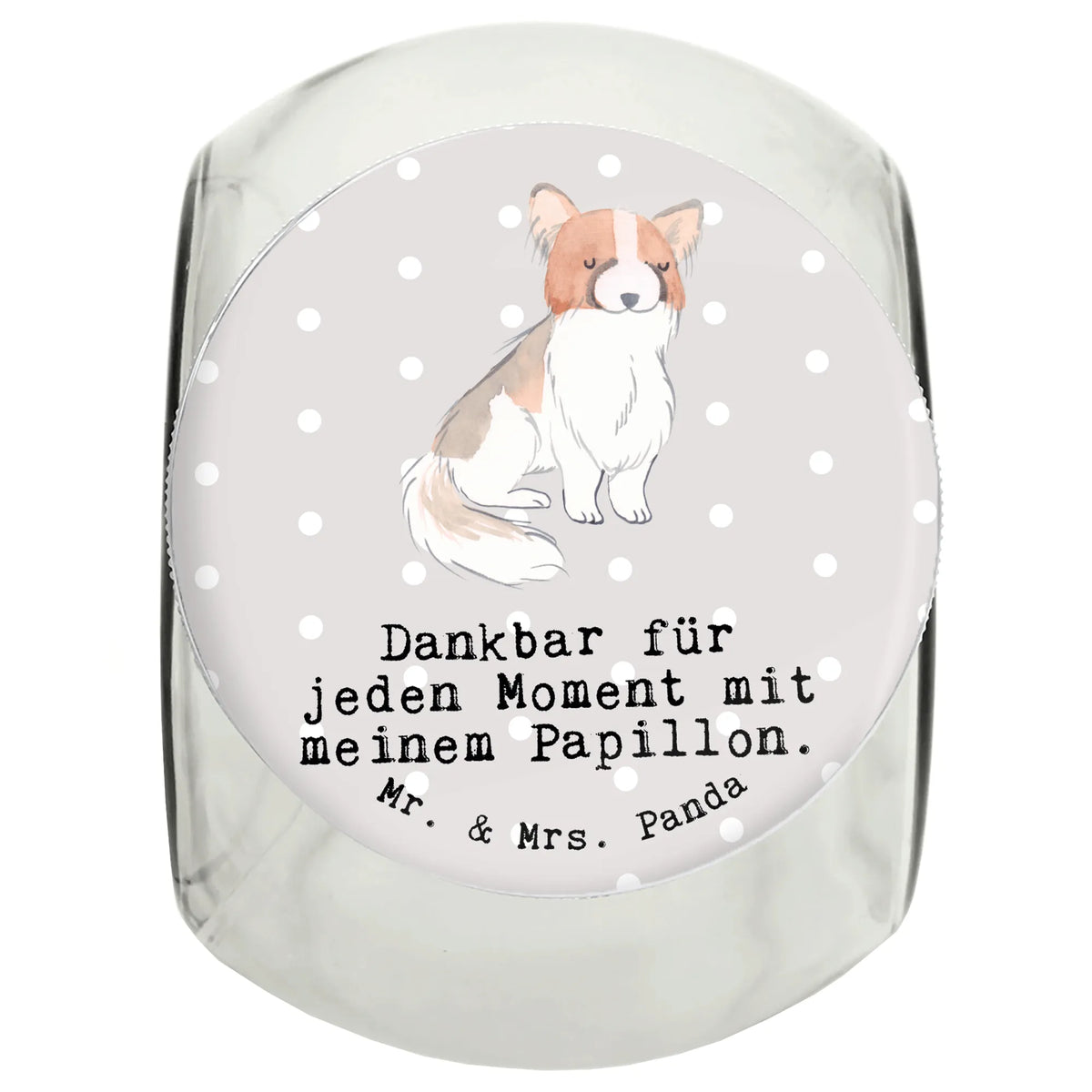 Leckerli Glas Papillon Moment Leckerli Glas Hund, Leckerli Glas Katze, Leckerli Glas, Vorratsglas, Dekoglas, Hundeleckerli Glas, leckerlidose, Bonbonglas, Dose, Keksdose, Tierfutterbehälter, Katzenleckerli Glas, Leckerli Dose, glasbehälter, Aufbewahrungsdose, Snackdose, Hundeleckerlies Behälter, aufbewahrungsglas, Futterdose, schraubglas, Vorratsbehälter, Glasdose, Hund, Welpe, Hunderasse, Tierfreund, Geschenk, Hundebesitzer, Schenken, Rassehund, Papillon, Kontinentaler Zwergspaniel