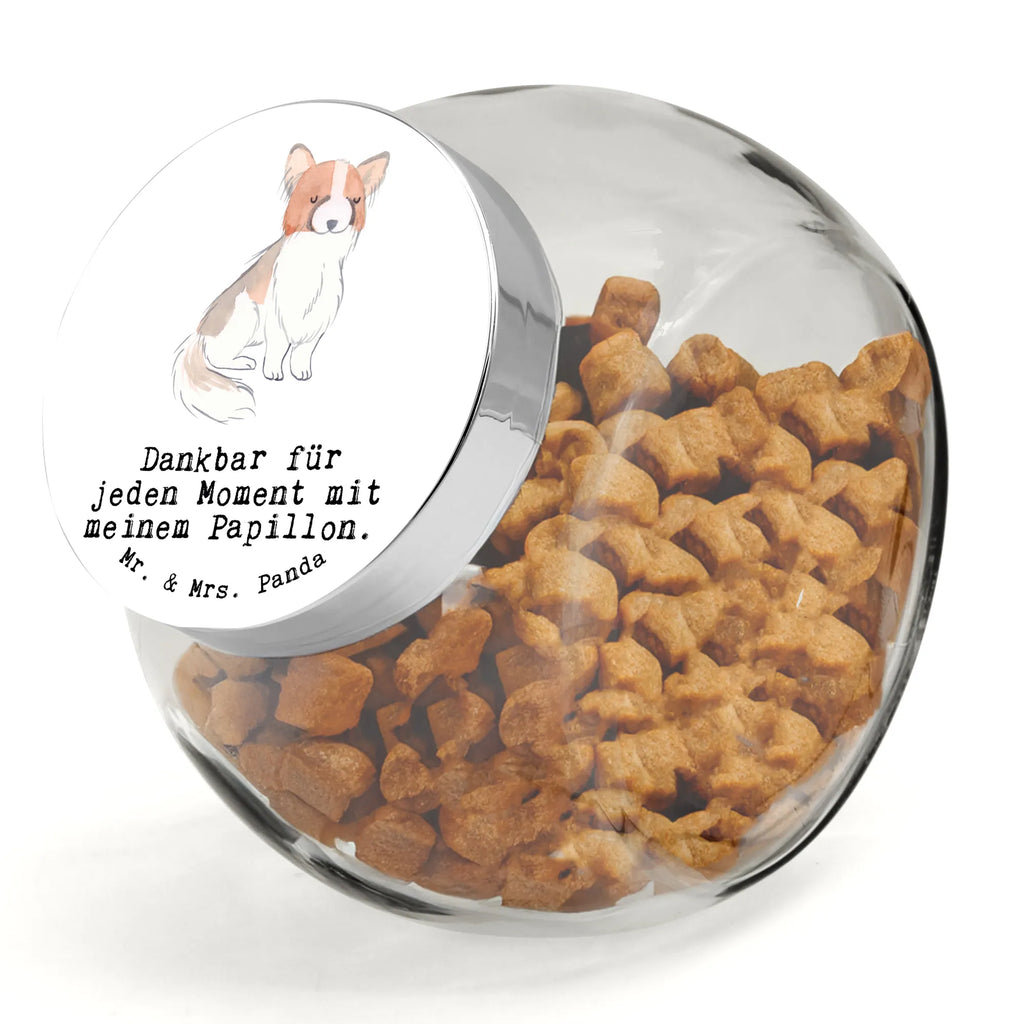 Leckerli Glas Papillon Moment Leckerli Glas Katze, Hundeleckerlies Behälter, Leckerli Glas, Leckerli Glas Hund, Leckerli Dose, Welpe, Hunderasse, Hundebesitzer, Schenken, Geschenk, Rassehund, Tierfreund, Hund, Kontinentaler Zwergspaniel, Papillon