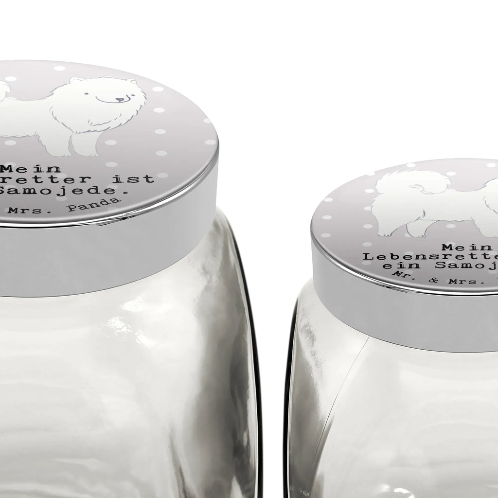 Leckerli Glas Samojede Lebensretter Leckerli Dose, Leckerli Glas Hund, Leckerli Glas Katze, Leckerli Glas, Hundeleckerlies Behälter, Welpe, Hunderasse, Hundebesitzer, Schenken, Geschenk, Rassehund, Tierfreund, Hund, Samojedenhund, Samojede, Samojedenspitz