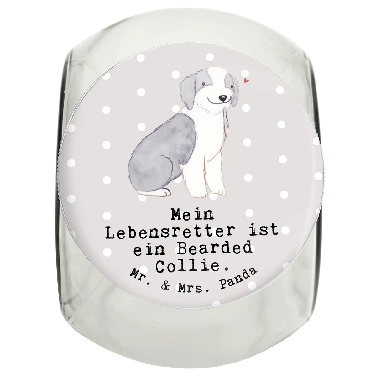 Słoik Leckerli Brodaty Collie ratownik Futterdose, glasbehälter, Snackdose, Leckerli Glas Katze, Glasdose, aufbewahrungsglas, Vorratsbehälter, Vorratsglas, Hundeleckerlies Behälter, Aufbewahrungsdose, Leckerli Glas, Katzenleckerli Glas, schraubglas, Hundeleckerli Glas, Keksdose, Tierfutterbehälter, Leckerli Dose, Dose, leckerlidose, Bonbonglas, Dekoglas, Leckerli Glas Hund, Hund, Welpe, Hunderasse, Tierfreund, Geschenk, Hundebesitzer, Schenken, Rassehund, Britischer Hütehund, Bearded Collie