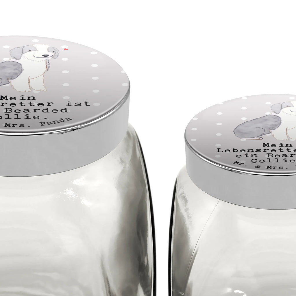 Leckerli Glas Bearded Collie Lebensretter Leckerli Dose, Leckerli Glas, Leckerli Glas Katze, Leckerli Glas Hund, Hundeleckerlies Behälter, Hund, Hunderasse, Rassehund, Hundebesitzer, Geschenk, Tierfreund, Schenken, Welpe, Bearded Collie, britischer Hütehund