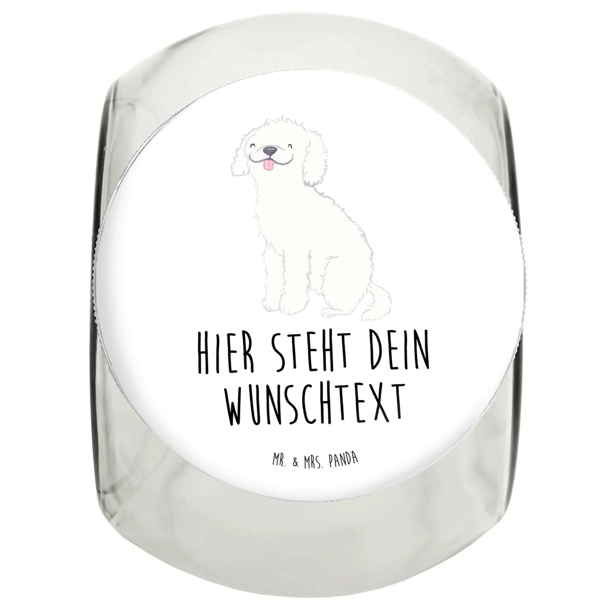 Personalized Treat Jar Miniature Poodle Lifesaver Personalisiertes Leckerli Glas, Personalisierte Leckerlidose, Personalisierte Leckerli Dose, Leckerli Glas personalisiert, Leckerlidose personalisiert, Personalisiertes Leckerliglas, Geschenk, Schenken, Hund, Hunderasse, Rassehund, Hundebesitzer, Tierfreund, Welpe, Pudel, Kleinpudel