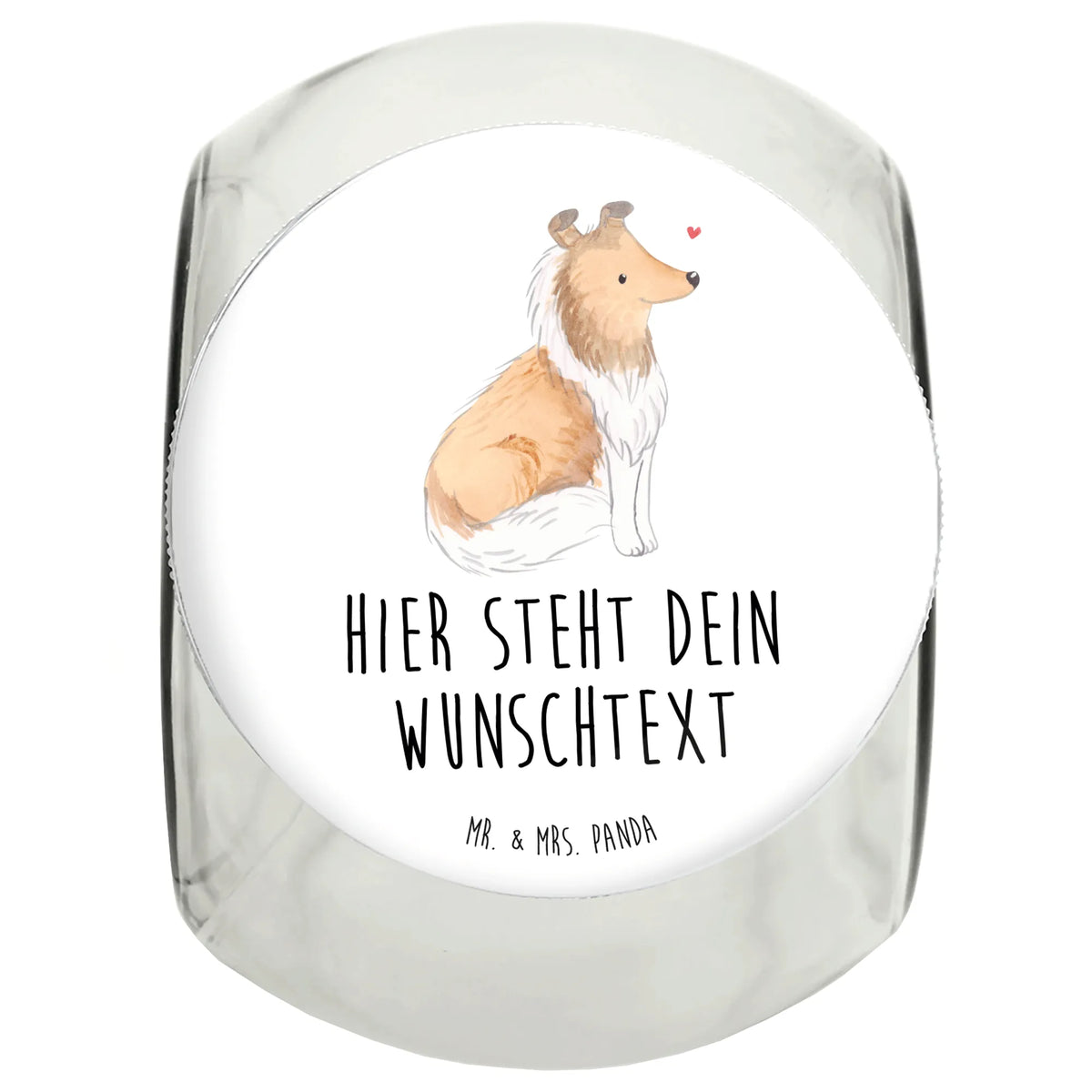 Personalized Treat Jar Long-haired Collie Lifesaver Personalisiertes Leckerli Glas, Leckerli Glas personalisiert, Personalisierte Leckerlidose, Leckerlidose personalisiert, Personalisiertes Leckerliglas, Personalisierte Leckerli Dose, Geschenk, Schenken, Hund, Hunderasse, Rassehund, Hundebesitzer, Tierfreund, Welpe, Langhaar Collie, Britischer Hütehund