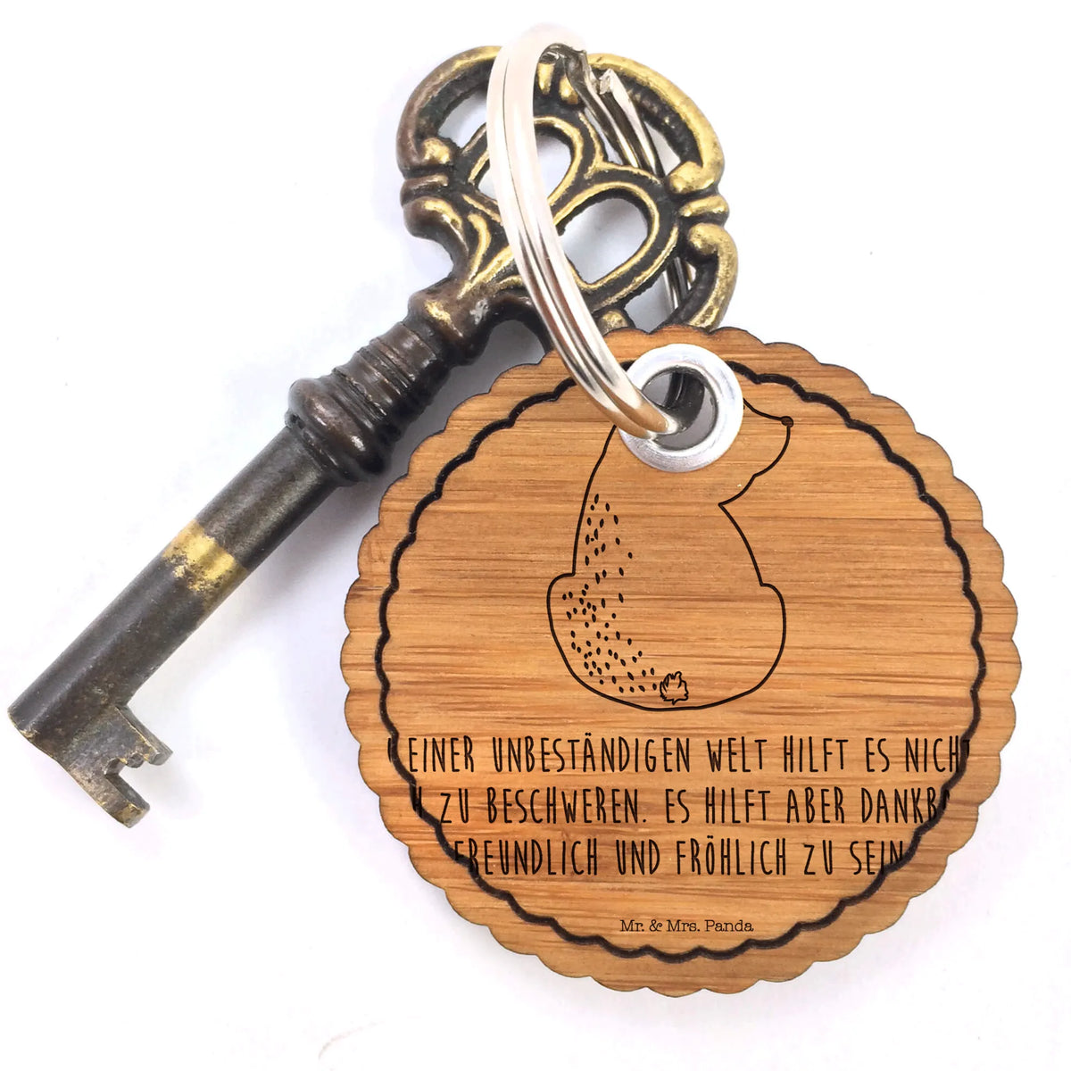 Wavy key ring bear shoulder look cuddly toy, teddy bear, bear love, self-esteem, bears, wisdom, world view
