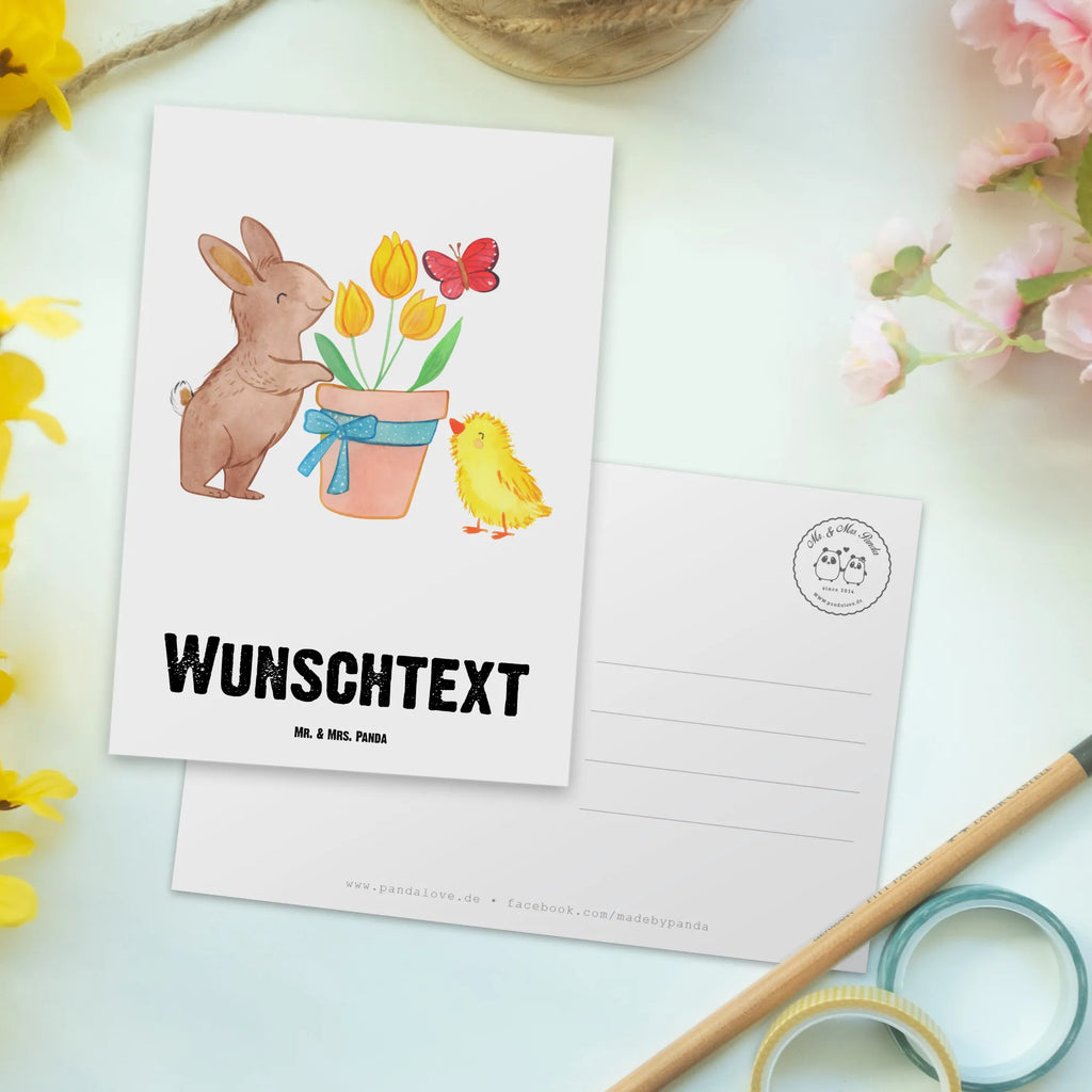 Personalisierte Postkarte Hase Küken Karte mit Wunschtext, Postkarte mit Namen, Einladung mit Wunschtext, Karte mit Namen, Geschenkkarte mit Namen, Geschenkkarte mit Wunschtext, Postkarte bedrucken, Postkarte personalisierbar, Grußkarte mit Namen, Postkarte mit Wunschtext, Einladung mit Namen, Ansichtskarte mit Namen, Ansichtskarte mit Wunschtext, Grußkarte mit Wunschtext, Ostern, Osterhase, Ostergeschenke, Osternest, Osterdeko, Geschenke zu Ostern, Ostern Geschenk, Ostergeschenke Kinder, Ostern Kinder, Hase, Ostergeschenk, Küken