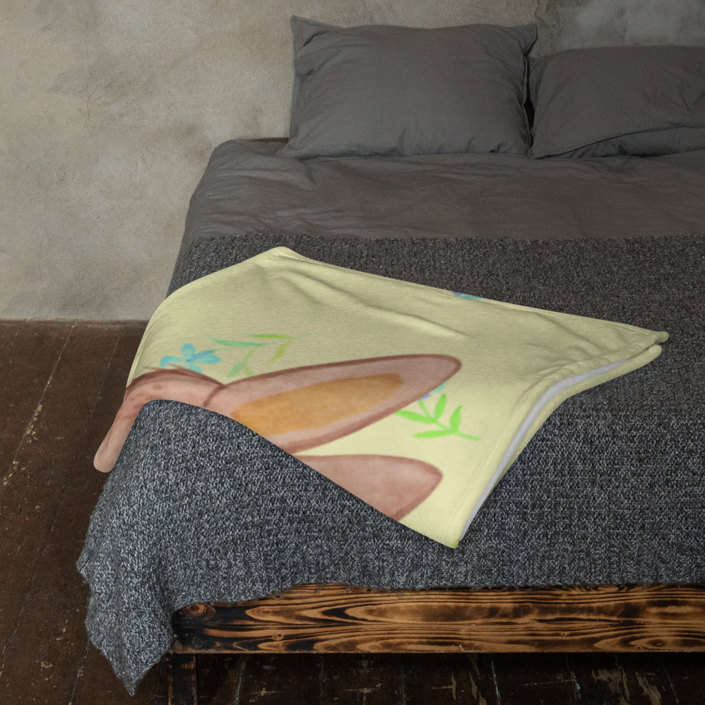 Blanket Rabbit Chick fleece blanket, plush blanket, cozy blanket, throw blanket, snuggle blanket, sofa throw, warm blanket, Sherpa blanket, Easter, Easter bunny