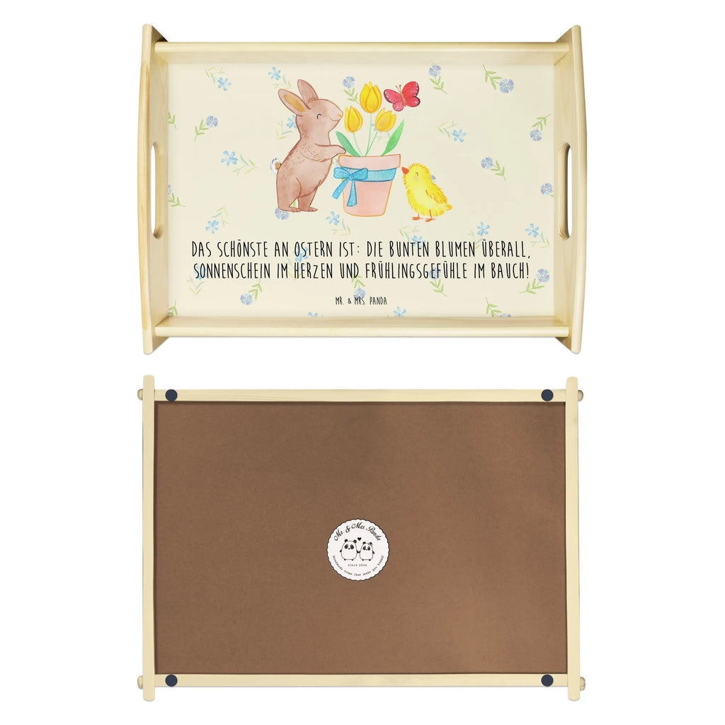 Serving tray Rabbit Chick wooden tray, tray, breakfast tray, kitchen tray, serving tray, Easter, Easter bunny