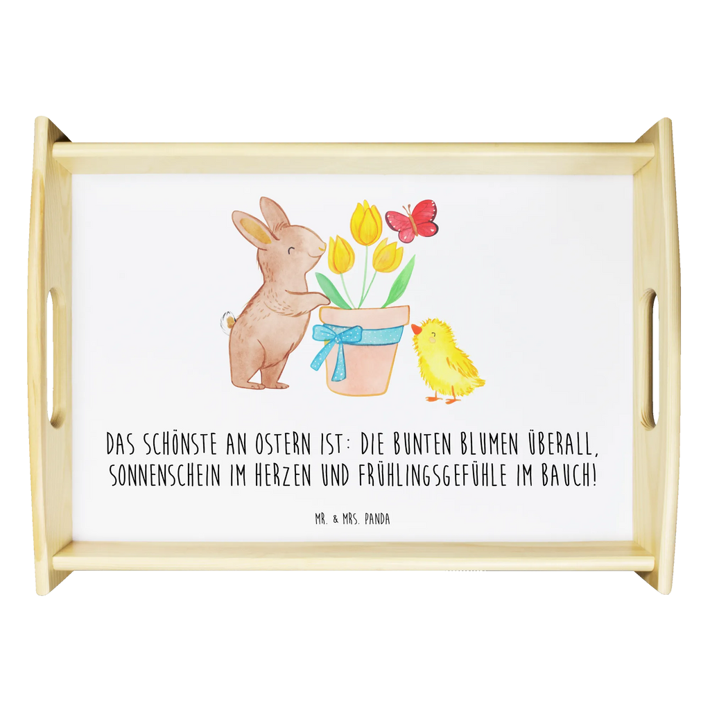 Serving tray Rabbit Chick wooden tray, tray, breakfast tray, kitchen tray, serving tray, Easter, Easter bunny