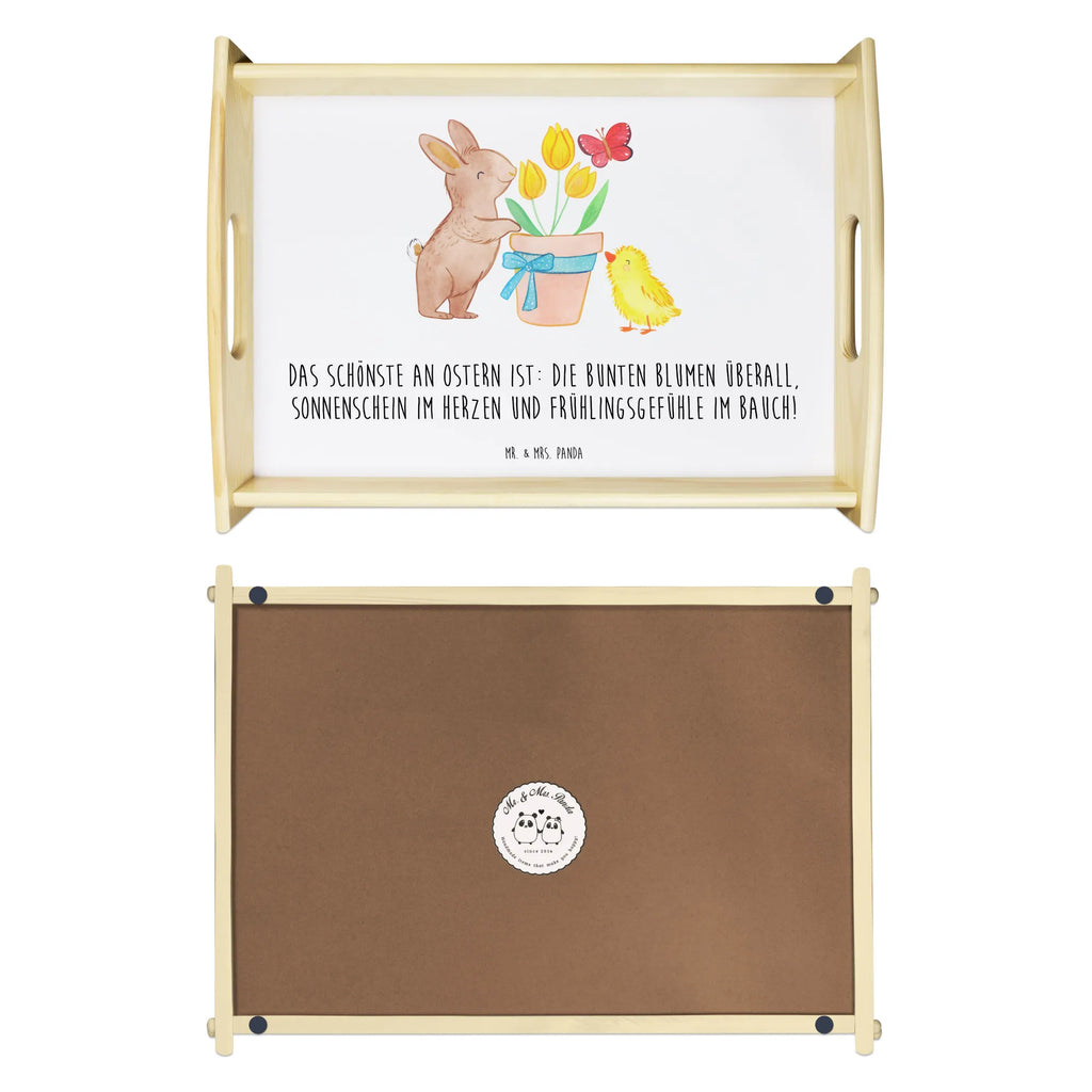 Serving tray Rabbit Chick wooden tray, tray, breakfast tray, kitchen tray, serving tray, Easter, Easter bunny