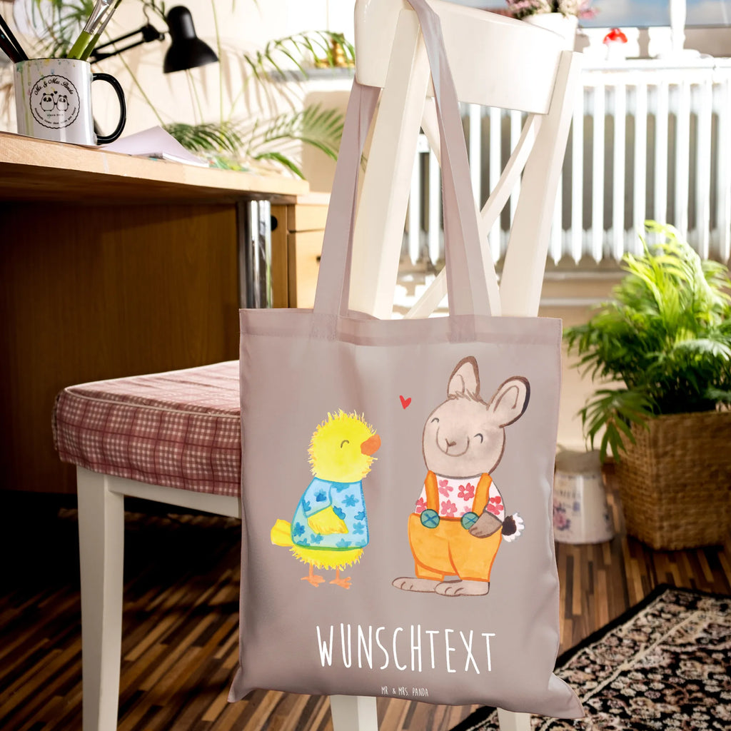 Personalised tote bag Easter Friendship Easter, Easter bunny, Easter chick, friendship, spring, chick, Easter gifts, bunny, Easter eggs, token of love, spring fever, Easter greetings, love