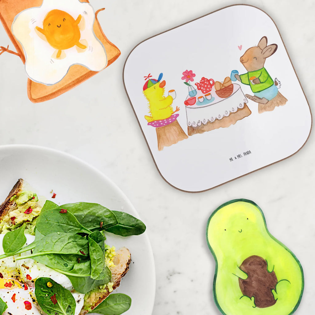 Square coaster Easter Breakfast presents, glass coasters, gift, gifts, party, breakfast, Coasters, Easter, Easter bunny, picnic, easter breakfast, easter bunny, easter gifts, spring fever, spring, easter chick, chick, bunny, easter eggs, easter, easter greetings
