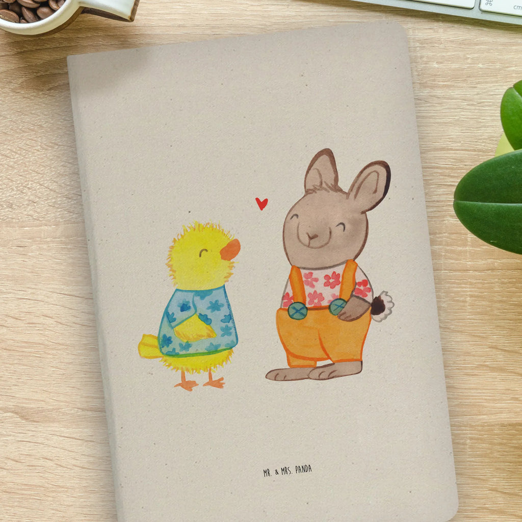 Bawełniany notatnik DIN A4 Wielkanoc przyjaźń Notizen, Eintragebuch, Tagebuch, Notizblock, Adressbuch, Journal, Kladde, Skizzenbuch, Notizheft, Schreibbuch, Schreibheft, Ostern, Osterhase, Ostergeschenke, Osternest, Osterdeko, Geschenke zu Ostern, Ostern Geschenk, Ostergeschenke Kinder, Ostern Kinder, Ostergrüße, Ostereier, Frühling, Frühlingsgefühle, Hase, Liebe, Freundschaft, Liebesbeweis, Küken, Osterküken