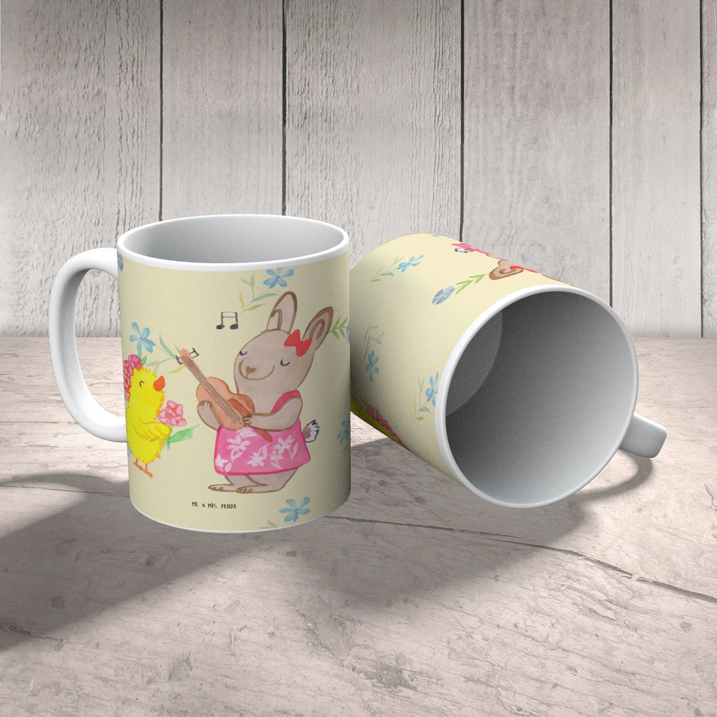 Mug Easter spring feelings porcelain mug, novelty mug, mug with designs, office mug, latte mug, mug, ceramic mug, gift mug, personalized mug, tea mug, mug with quotes, coffee mug, custom mug, Easter, Easter bunny, music, Easter eggs, Easter chick, bunny, chick, spring, Easter gifts, spring fever, Easter greetings, Easter songs