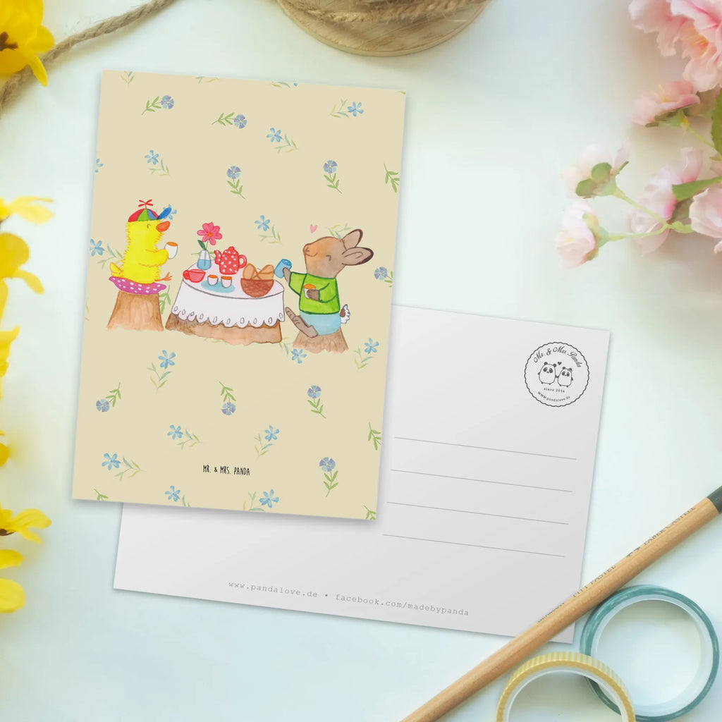 Postcard Easter Breakfast gift card, letter, paper, Postcard, gift, card, postcards, invitation, invitation card, Easter, Easter bunny, easter eggs, easter breakfast, breakfast, spring fever, chick, spring, easter, easter greetings, picnic, bunny, easter gifts, easter chick, easter bunny