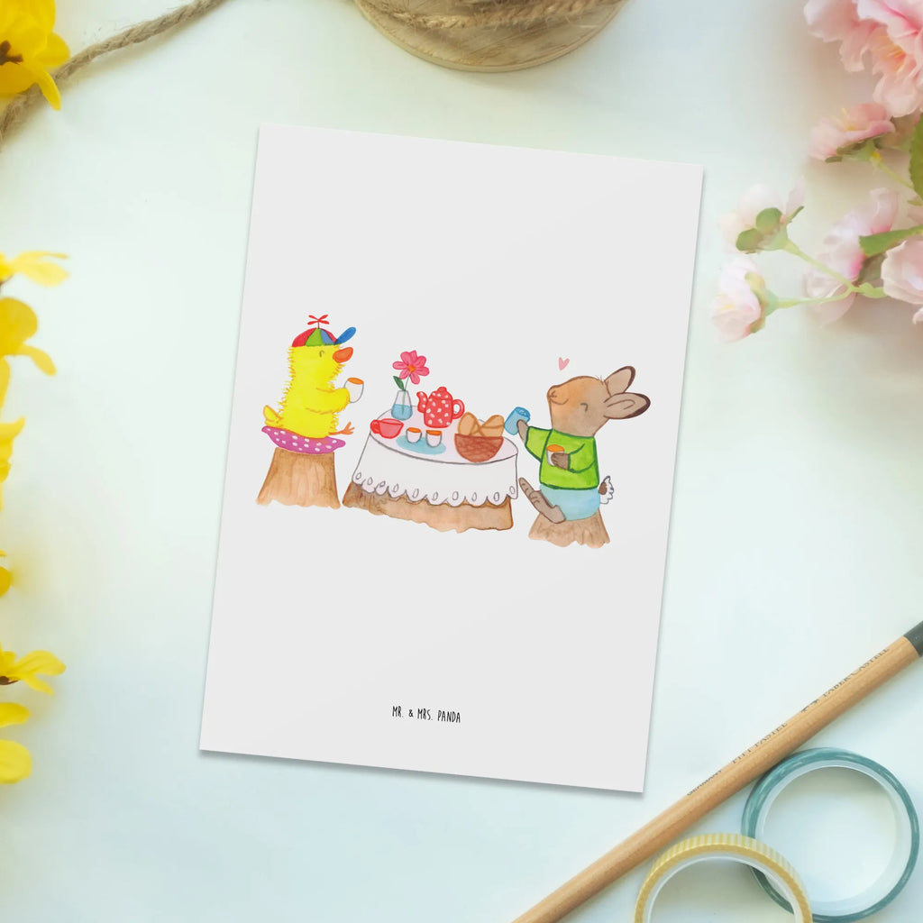 Postcard Easter Breakfast gift card, letter, paper, Postcard, gift, card, postcards, invitation, invitation card, Easter, Easter bunny, easter eggs, easter breakfast, breakfast, spring fever, chick, spring, easter, easter greetings, picnic, bunny, easter gifts, easter chick, easter bunny