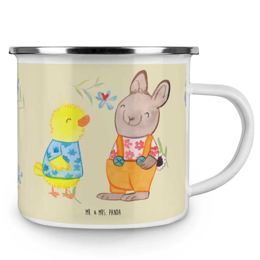 Enamel camping mug Easter Friendship stainless steel drinking cup, metal camping mug, outdoor cup, enamel mug, steel mug for camping, camping metal cup, enamel drinking mug, camp coffee mug, travel mug, backpacking mug, camping mug, camper mug, adventure mug, enamel camping cup, metal cup, campfire mug, bushcraft mug, lightweight camping mug, hiking mug, tin coffee cup, Easter, Easter bunny, Easter eggs, chick, spring fever, friendship, Easter gifts, Easter greetings, Easter chick, love, token of love, bunny, spring