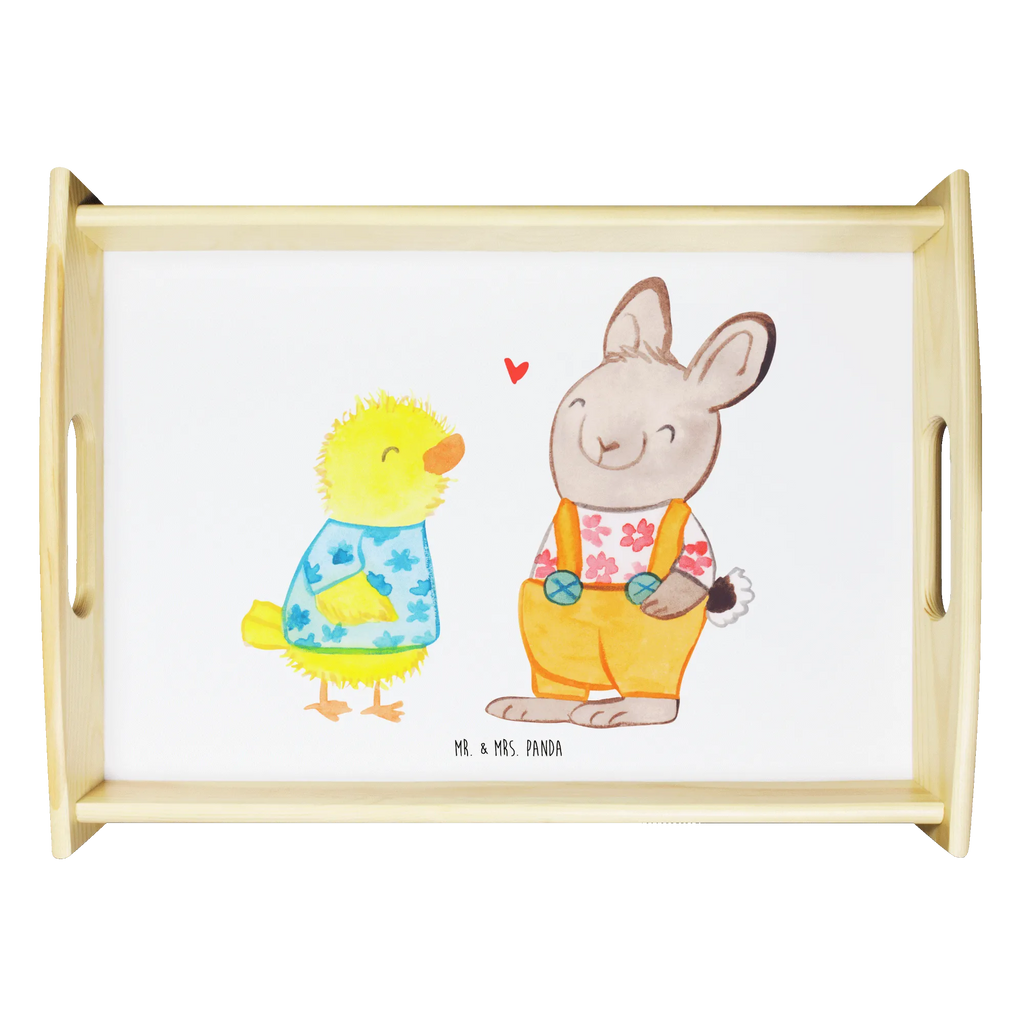 Serving tray Easter Friendship kitchen tray, tray, serving tray, breakfast tray, wooden tray, Easter, Easter bunny, Easter chick, Easter eggs, Easter greetings, friendship, love, chick, bunny, spring fever, Easter gifts, token of love, spring