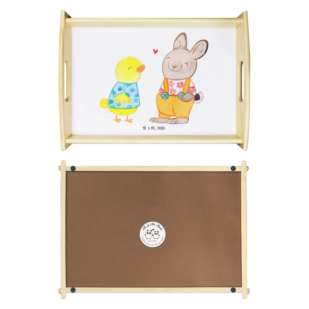 Serving tray Easter Friendship kitchen tray, tray, serving tray, breakfast tray, wooden tray, Easter, Easter bunny, Easter chick, Easter eggs, Easter greetings, friendship, love, chick, bunny, spring fever, Easter gifts, token of love, spring