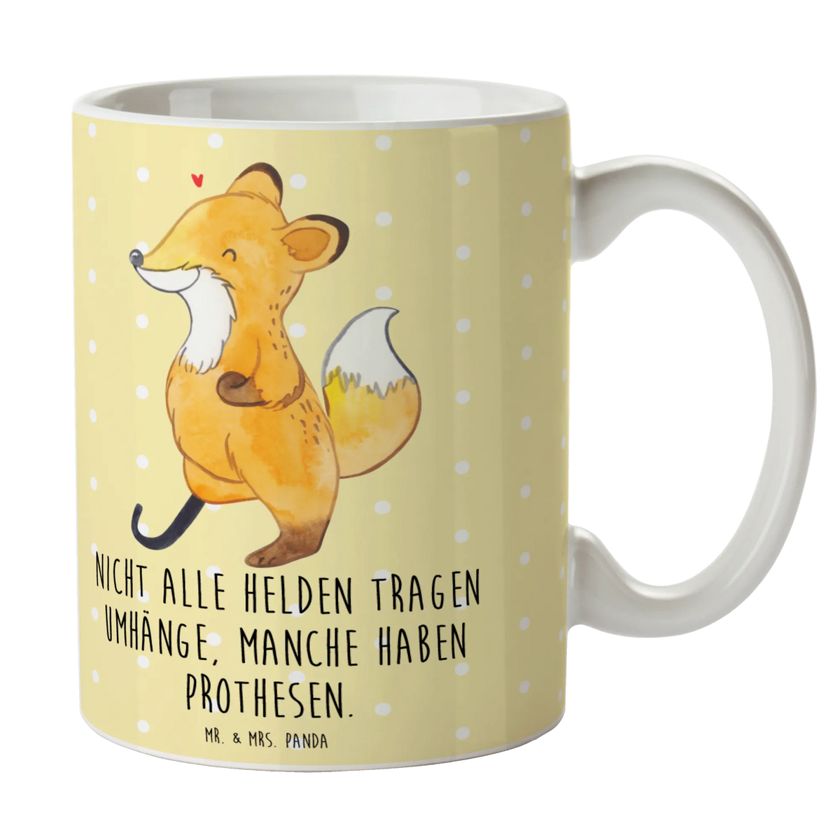 Mug Fox Leg prosthesis tea mug, latte mug, mug, gift mug, mug with designs, porcelain mug, office mug, ceramic mug, mug with quotes, coffee mug, personalized mug, custom mug, novelty mug