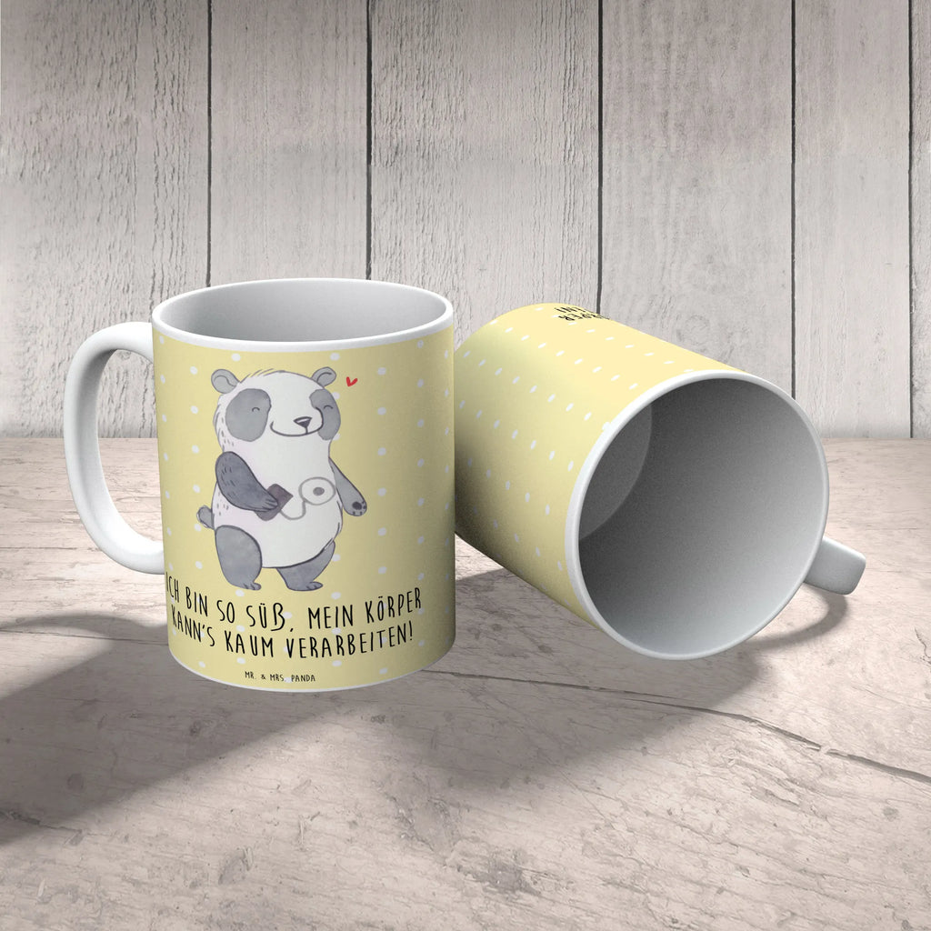Tasse Panda Insulinpumpe Geschenktasse, Bürotasse, Tasse mit Motiven, Keramiktasse, Kaffeetasse, Porzellantasse, Tasse mit Zitaten, Teetasse, Tasse, Diabetes mellitus, Insulinpumpe, Diabetes, Panda