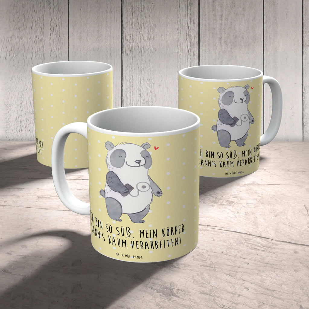 Tasse Panda Insulinpumpe Geschenktasse, Bürotasse, Tasse mit Motiven, Keramiktasse, Kaffeetasse, Porzellantasse, Tasse mit Zitaten, Teetasse, Tasse, Diabetes mellitus, Insulinpumpe, Diabetes, Panda