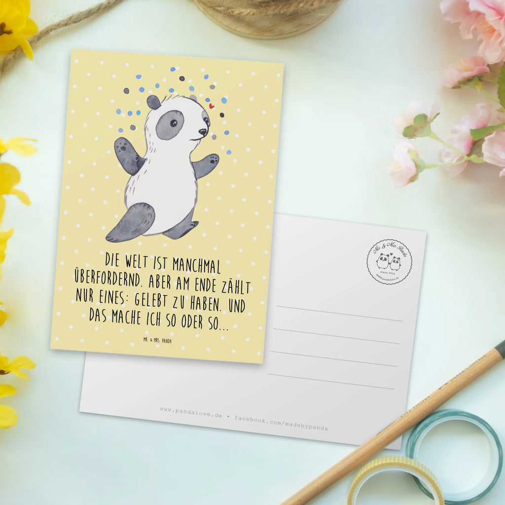 Postcard Panda Bipolar Ansichtskarten, Grußkarte, Karte, Postkarte, Dankeskarte, Geburtstagskarte, Einladungskarten Geburtstag, Geschenkkarte, Einladung, Einladung Geburtstag, Einladungskarte, Ansichtskarte, Panda, Bipolare Störung, bipolar
