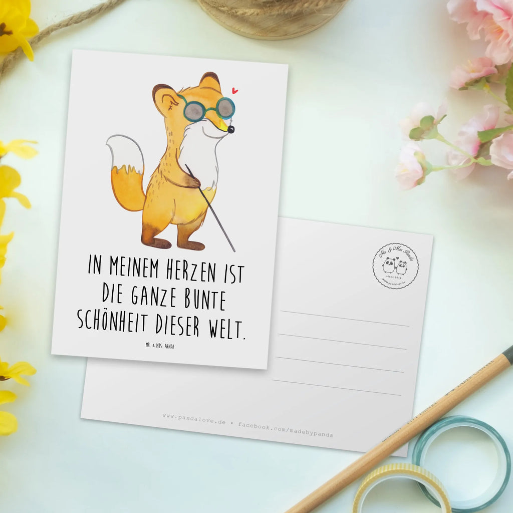 Postkarte Fuchs Blindheit Dankeskarte, Postkarte, Karte, Einladung Geburtstag, Einladungskarten Geburtstag, Ansichtskarte, Geburtstagskarte, Einladung, Ansichtskarten, Einladungskarte, Grußkarte, Geschenkkarte, Blindheit, Fuchs, Erblindung