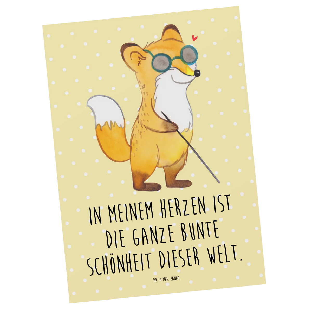 Postkarte Fuchs Blindheit kunstkarte, Motivkarte, Grußkarte, Designkarte, Fotokarte, bildkarte, Ansichtskarten, Postkarten, einzelkarte, Kunstkarten, Ansichtskarte, Postkarte, spruchkarte, Blindheit, Fuchs, Erblindung