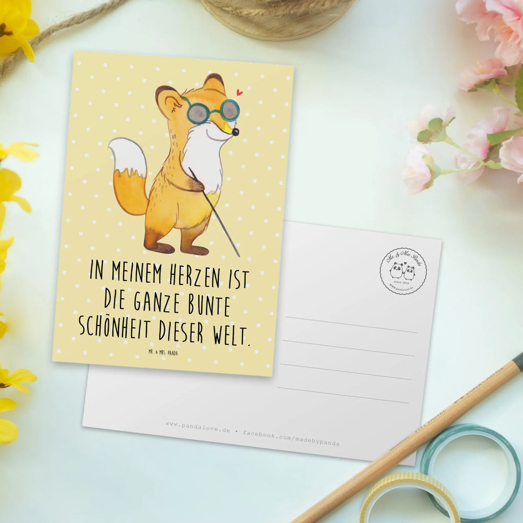 Postkarte Fuchs Blindheit Dankeskarte, Postkarte, Karte, Einladung Geburtstag, Einladungskarten Geburtstag, Ansichtskarte, Geburtstagskarte, Einladung, Ansichtskarten, Einladungskarte, Grußkarte, Geschenkkarte, Blindheit, Fuchs, Erblindung