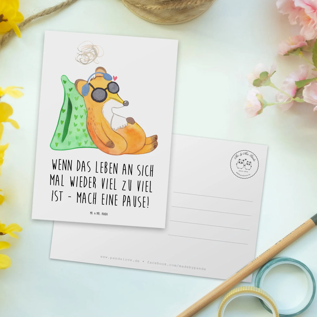 Postcard Fox Neurodiversity letter, card, invitation card, postcards, invitation, gift, Postcard, gift card, paper