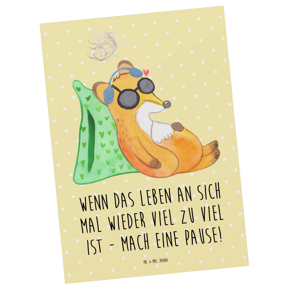 Postcard Fox Neurodiversity letter, card, invitation card, postcards, invitation, gift, Postcard, gift card, paper