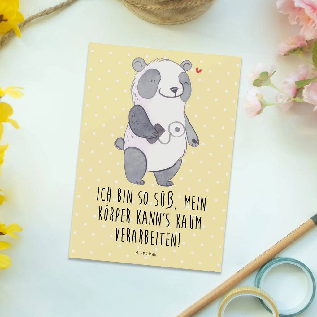 Postcard Panda Insulin pump Postcard, card, gift, postcards, gift card, invitation card, letter, invitation, paper