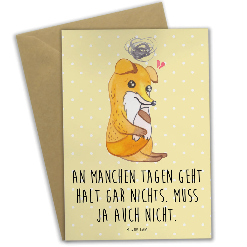 Greetings card Fox Depression wedding card, birthday card, greeting card, folding card, invitation card