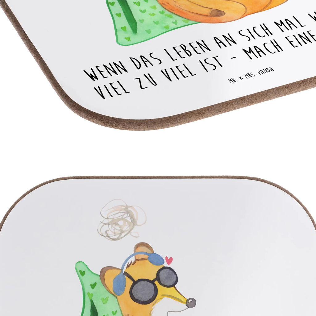 Square coaster Fox Neurodiversity party, gifts, breakfast, Coasters, gift, glass coasters, presents