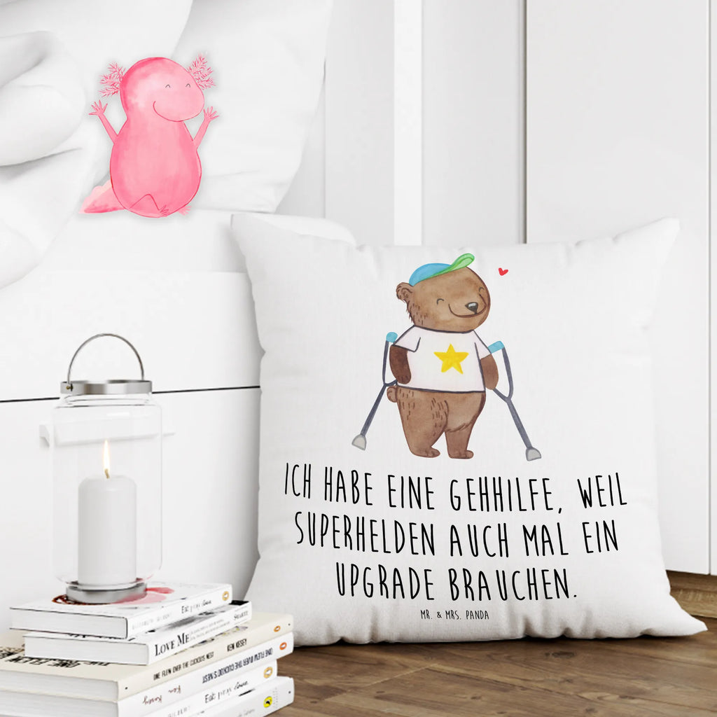 Cushion Bear Walking aids pad, sofa, couch, 40x40, soft, bed, pillows, cushion, Pillow, pillow case, settee, fluffy, bedroom, 40 x 40