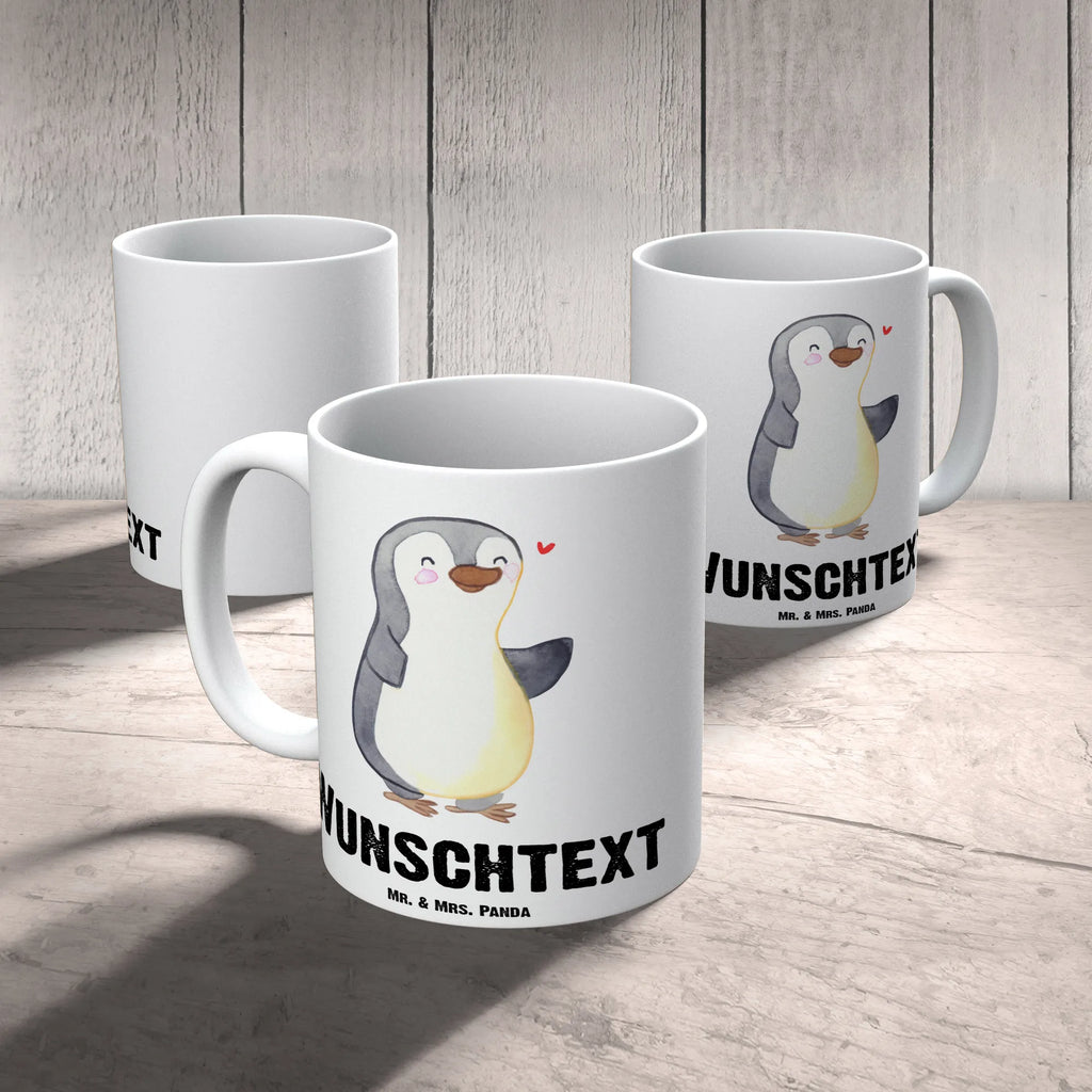 Personalised cup Penguin Amputation Tasse mit Namen, Tasse, Personalisierte Tasse, Personalisiert, Wunschname, Namenstasse, Namen, Drucken, Pinguin, Amputation, Armamputation