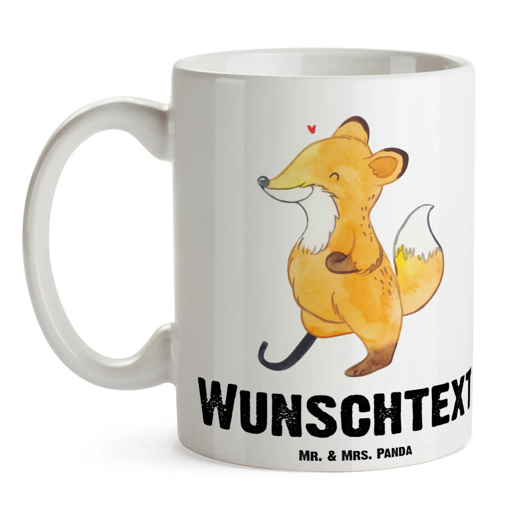 Spersonalizowany kubek lis proteza nogi Namen, Personalisiert, Namenstasse, Tasse, Wunschname, Personalisierte Tasse, Drucken, Tasse mit Namen, Amputation, Fuchs, Beimamputation, Beinprothese