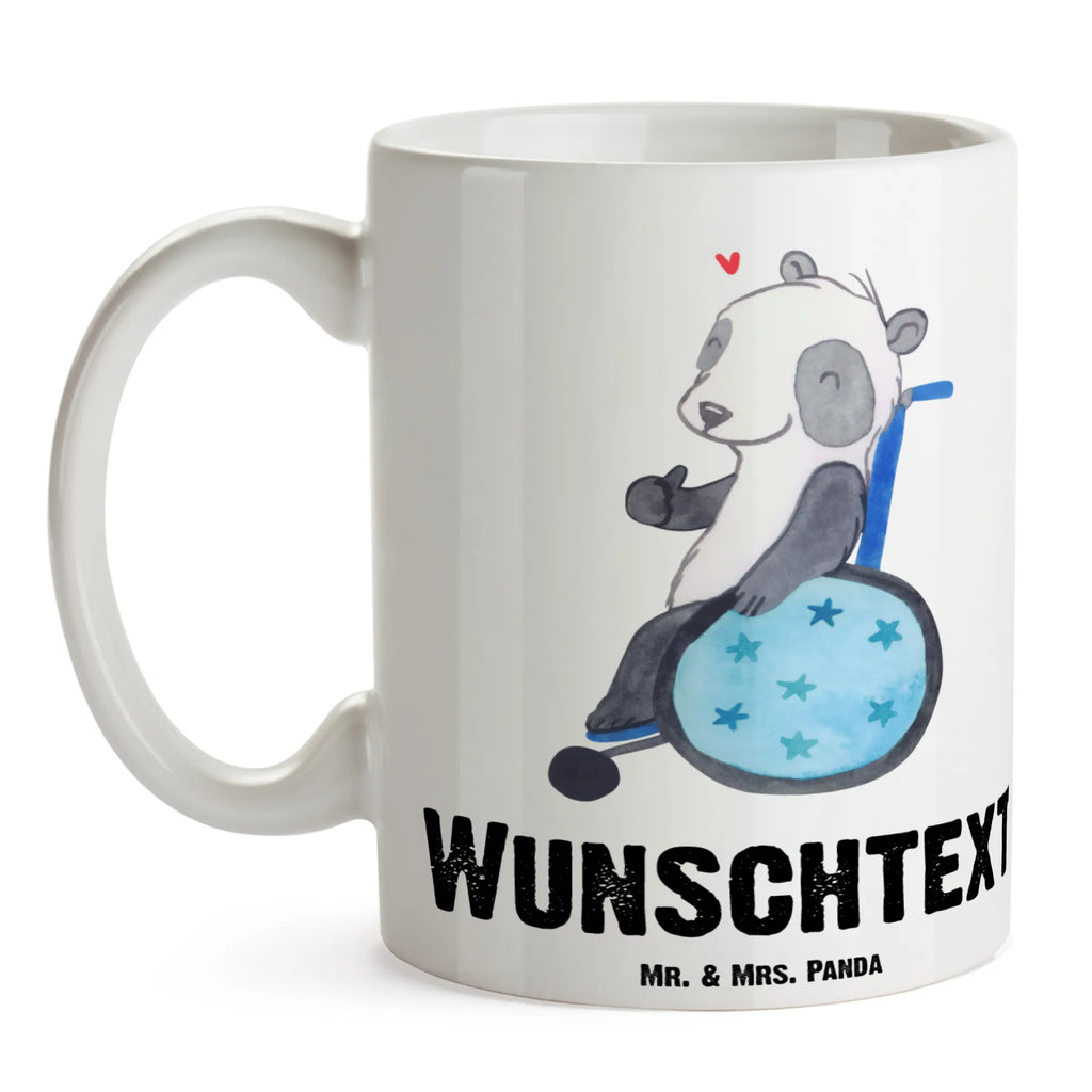 Spersonalizowany kubek Panda wózek inwalidzki Tasse, Drucken, Namen, Tasse mit Namen, Personalisierte Tasse, Personalisiert, Wunschname, Namenstasse, Rollstuhl, Panda