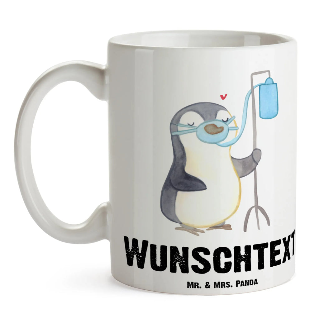 Personalised cup Penguin Oxygen Tasse, Personalisiert, Tasse mit Namen, Namen, Wunschname, Personalisierte Tasse, Drucken, Namenstasse, Sauerstoffgerät, Sauerstofftherapie, Pinguin