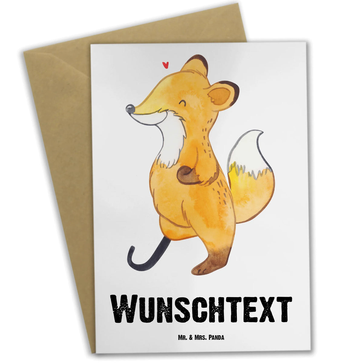 Personalisierte Grußkarte Fuchs Beinprothese Grußkarten Personalisiert, individuelle grußkarte, Grußkarte personalisierbar, Personalisierte Klappkarte, Personalisierte Karte, Personalisierte Grußkarte, grußkarte personalisiert, Amputation, Beinprothese, Fuchs, Beimamputation